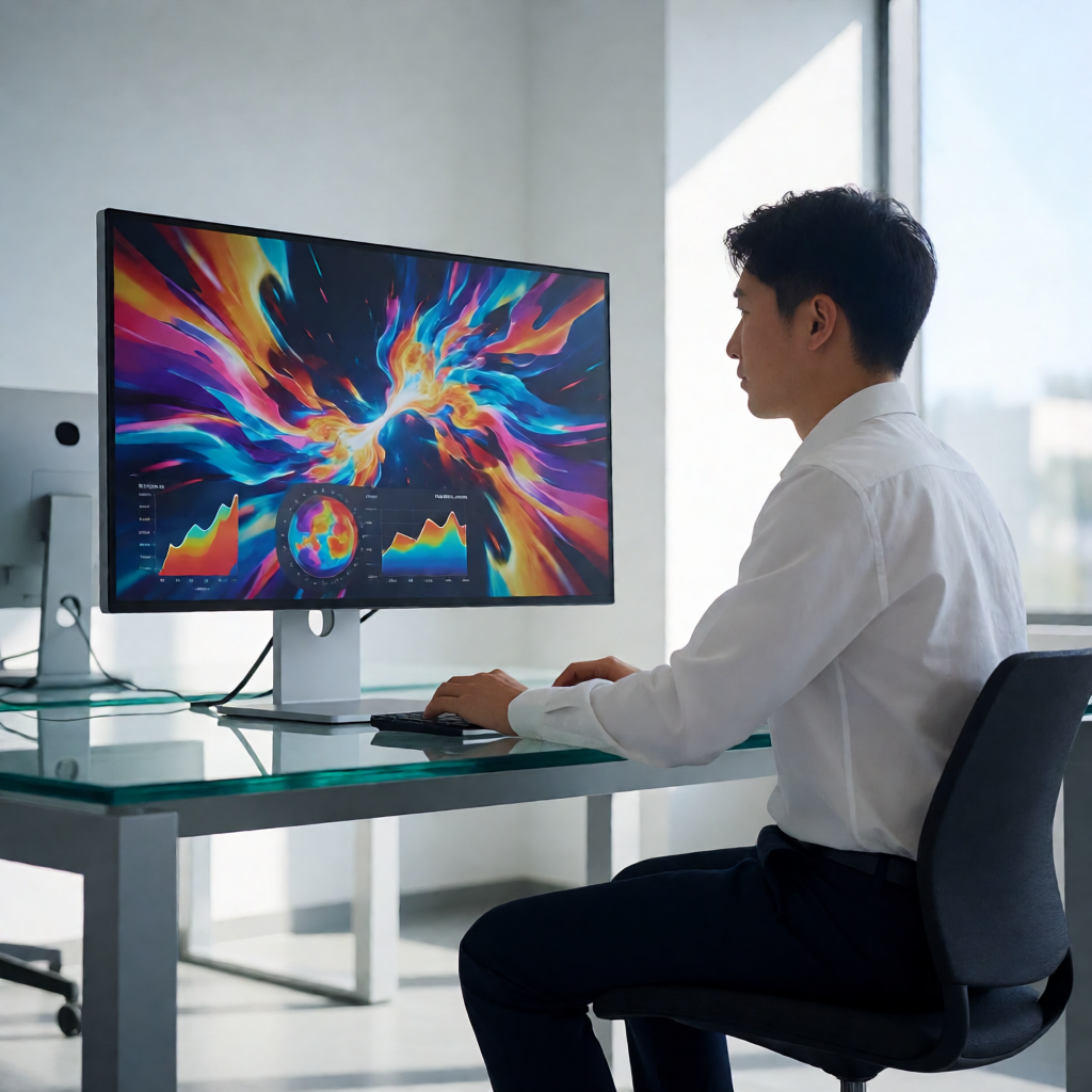 乐竟电竞数据中心界面展示实时比赛数据和统计图表